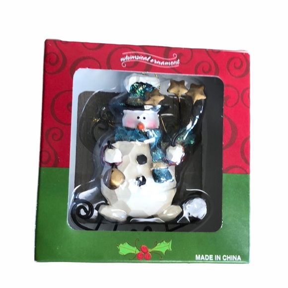 Costco Whimsical Snowman Ornament - Picture 1 of 4